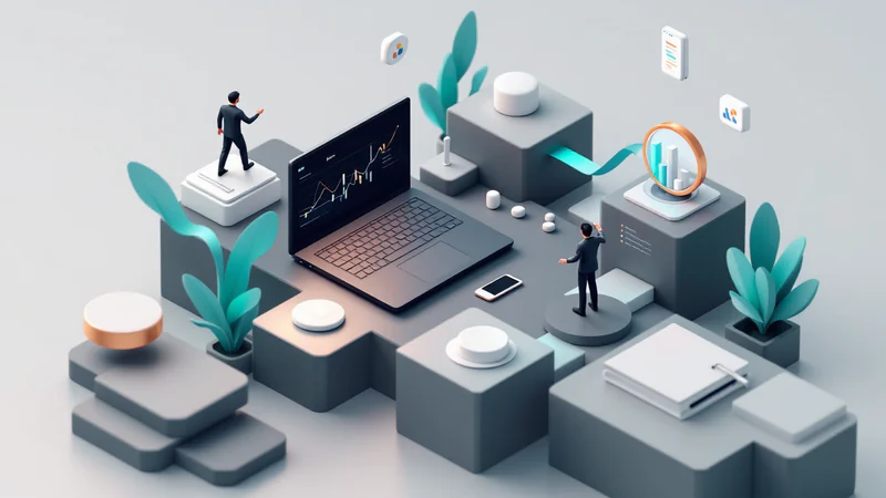Shopify store components being assembled by automation bots with speed indicators