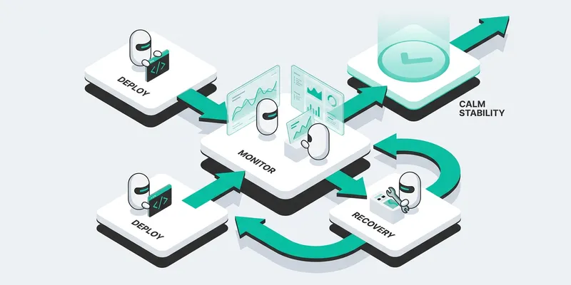 Isometrisk diagram: Skillnaden mellan nativa skrivningar och ytliga fixar — GitHub CMS SEO-automation...