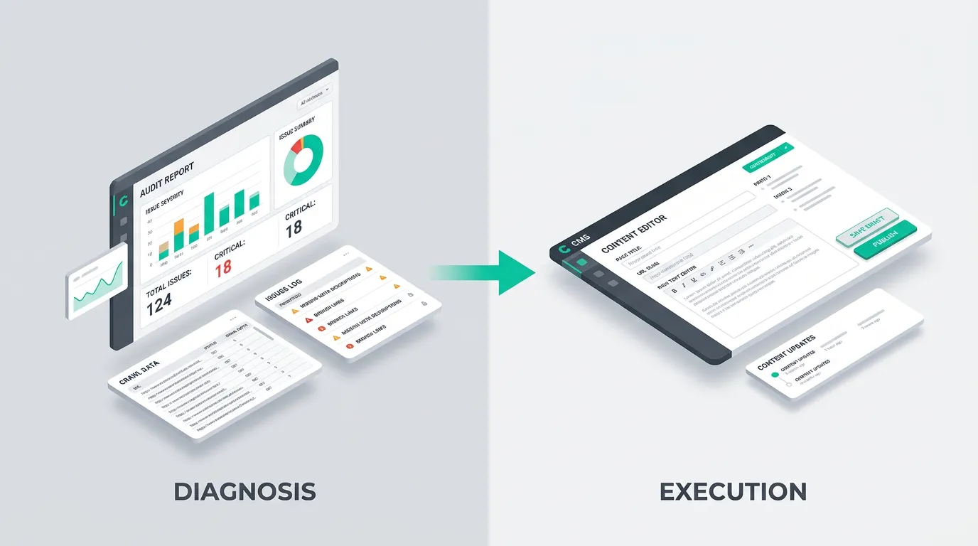 Diagnosis vs execution