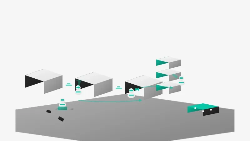 How agencies evaluate SEO tools · Click to enlarge Isometric 3D bots evaluating workflow ownership versus export-only SEO tooling for agencies