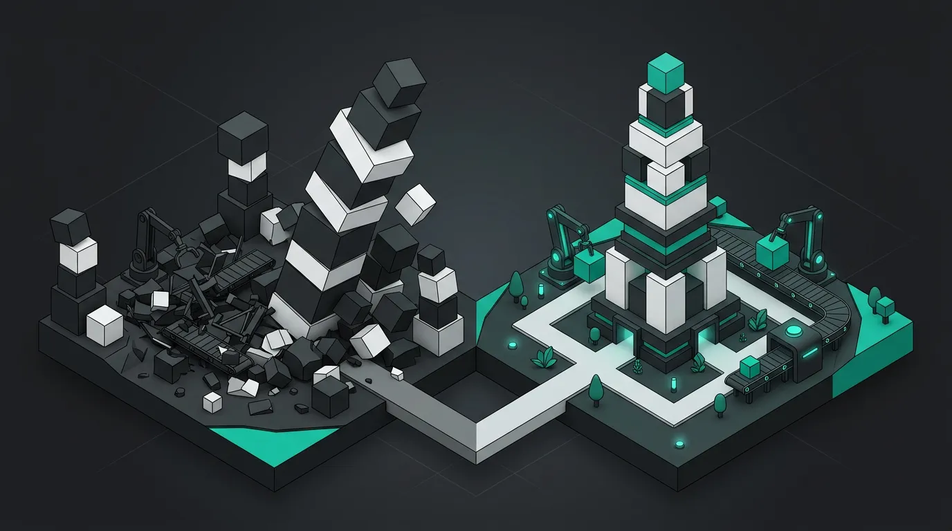 Platform evaluation matrix comparing SEO automation tools across integration capabilities and risk management features