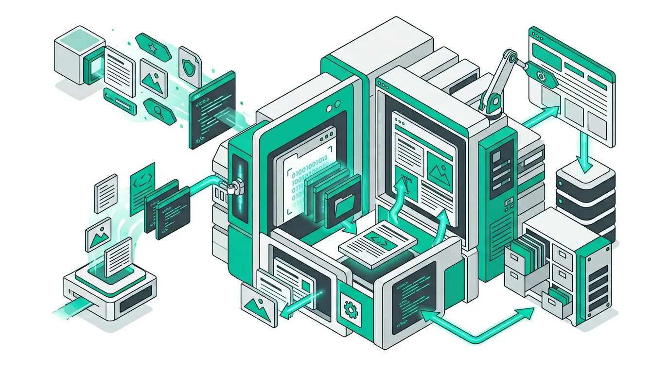 granskning-först SEO-programvara gränssnitt fast i analysfasen utan implementeringsmöjligheter eller arbetsflödesintegration